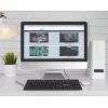 Manhattan vadu USB tastatūra, melna, pilna izmēra taustiņi, 1.5m kabelis, USB-A savienojums, Plug and Play, trīs gadu garantija