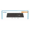 Manhattan vadu USB tastatūra, melna, pilna izmēra taustiņi, 1.5m kabelis, USB-A savienojums, Plug and Play, trīs gadu garantija
