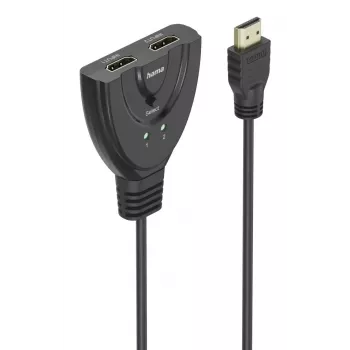 Hama 4K HDMI 2x1 pārslēgs, 2x HDMI ligzda - 1x HDMI spraudnis