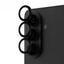 PanzerGlass Hoops Kameras lēcu aizsargs Melns Samsung Galaxy S26 / S26+ — Rūdīts stikls un silikons, Izturīgs pret skrāpējumiem un triecieniem
