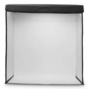 Mini foto studija HAMA salokāma kaste ar LED gredzenveida gaismu 50×50 cm, modelis 00004664
