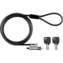 eSTUFF GLB220101 bloķēšanas trose Melna 1.8 m