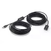 Techly IUSB-REP220TY3 USB pagarinātājkabelis USB 2.0 20 m USB A Melns