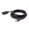 Techly IUSB-REP220TY3 USB pagarinātājkabelis USB 2.0 20 m USB A Melns