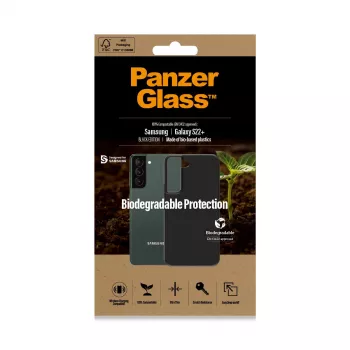 PanzerGlass bioloģiski noārdāms vāciņš Samsung Galaxy S22 Plus melns