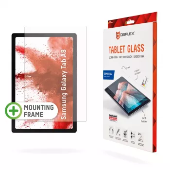 Displex Tablet Glass (9H) Samsung Galaxy Tab A8, Eco Montāžas Rāmis, nesalaužams, īpaši plāns, neredzams