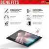 Displex Tablet Glass (9H) Samsung Galaxy Tab A8, Eco Montāžas Rāmis, nesalaužams, īpaši plāns, neredzams