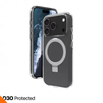 dbramante1928 Iceland Ultra D3O MS Kick maciņš Caurspīdīgs iPhone 17 Pro