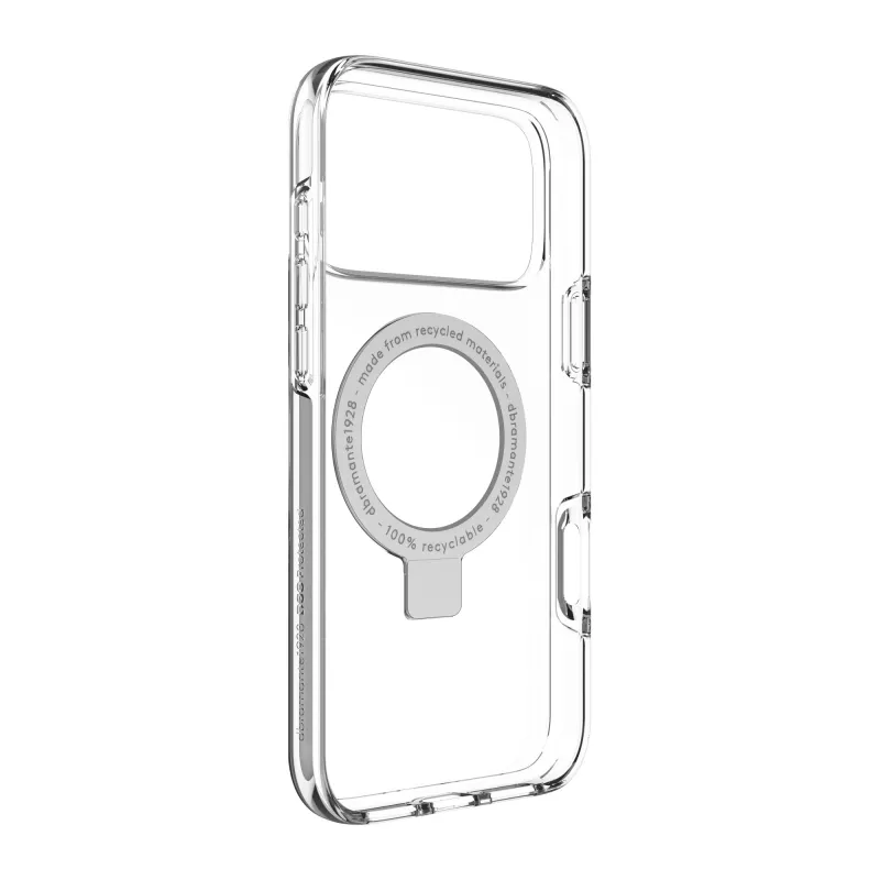 dbramante1928 Iceland Ultra D3O MS Kick maciņš iPhone 17 Pro Max Caurspīdīgs