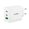 j5create JUP3365E-EN 65W GaN USB-C® 3-Port lādētājs, iekštelpu, AC, balts