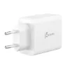 j5create JUP3365E-EN 65W GaN USB-C® 3-Port lādētājs, iekštelpu, AC, balts