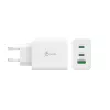 j5create JUP3365E-EN 65W GaN USB-C® 3-Port lādētājs, iekštelpu, AC, balts