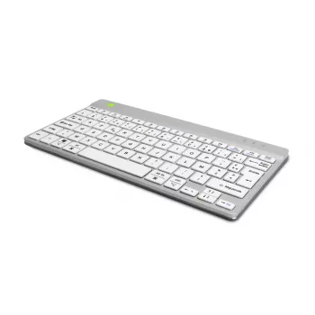 R-Go Tools ergonomiskā tastatūra R-Go Compact Break, kompakta tastatūra ar pārtraukuma programmatūru, AZERTY (FR), Bluetooth, balta