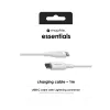 mophie essentials Lightning uz USB-C lādēšanas kabelis (1M) Balts