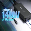 j5create JUP17140-EN 140 W GaN USB-C uzlādes ierīce, PD 3.1, EU