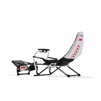 Sacīkšu krēsls PLAYSEAT Challenge F1 Edition — salokāms simkrēsls stūrei un pedāļiem