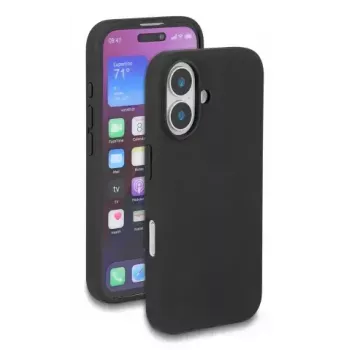 Aizsargmaciņa DELOCK silikona Soft-Touch iPhone 17, melna