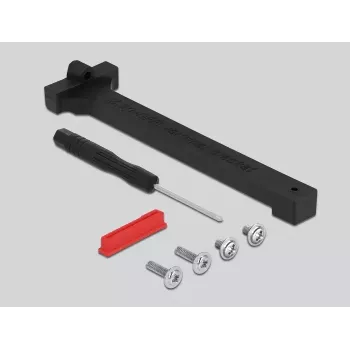 Adapter M.2 key A+E vīrietis uz key M slotu leņķis ar turētāju DeLOCK 64137