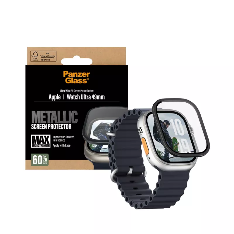 PanzerGlass ® Aizsargstikls Apple Watch Ultra 3 | Ultra 2 | Ultra | 49mm