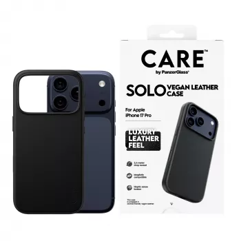 Aizsargmaciņa PanzerGlass CARE™ Solo Case Black iPhone 17 Pro