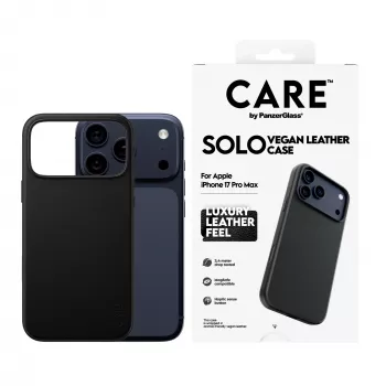 Aizsargmaciņš PanzerGlass CARE Solo iPhone 17 Pro Max, Melns