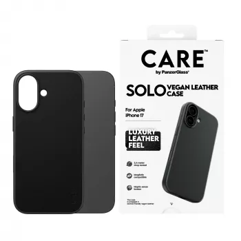 Telefona maciņš PanzerGlass CARE™ Solo Case Melns Apple iPhone 17