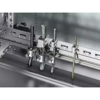 Rack sliežu komplekts Rittal 2388.125, alumīnija korpuss, pelēks, platums 1153 mm