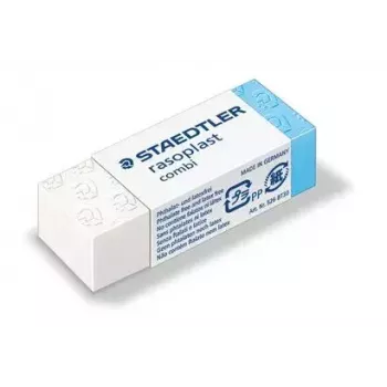 Dzēšgumija Staedtler rasoplast combi 526 BT, balta, 43×19×13 mm, 1 gab.