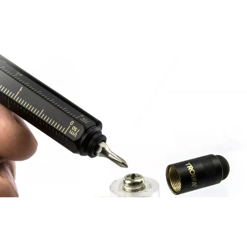 Stilusa pildspalva TROIKA PIP20/BG Melna Zelts Universāla saderība