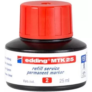 Edding MTK 25 sarkanā krāsa 25 ml pildījums marķieriem