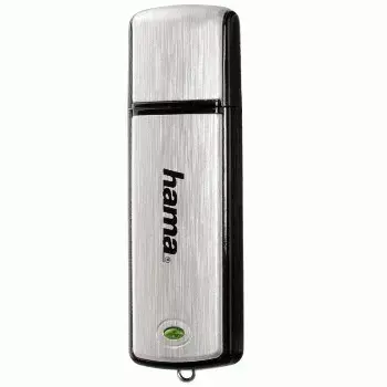 Hama FlashPen “Fancy” USB 2.0 16GB 40X USB zibatmiņa USB Type-A Melns, Sudrabs