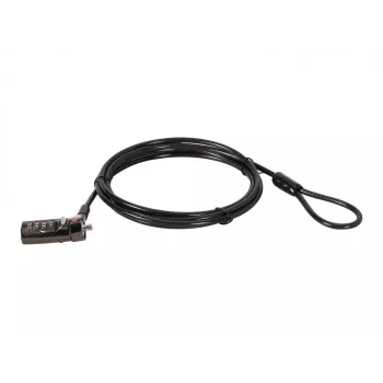 Conceptronic CUSTODIO01BN kombinācijas klēpjdatora slēdzene, Nano drošības slots, 1,8 m