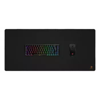 DELTACO DMP450 XL gaming peles paliktnis, 900×400×4 mm, šūtas malas, melns