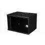 Equip Eco Mount 19 inch skapis, 07U, 540x400 mm, RAL9005 Melns