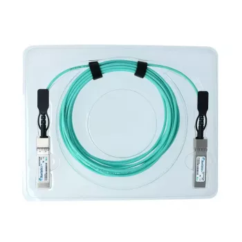 BlueOptics SFP28 aktīvais optiskais kabelis 25 m, SFP28‑SFP28, akvamarīna krāsa