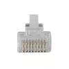 ACT RJ45 (8P/8C) modulārais savienotājs apaļajam vadam ar dzīslu vadiem