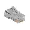 ACT RJ45 (8P/8C) modulārais savienotājs apaļajam vadam ar dzīslu vadiem