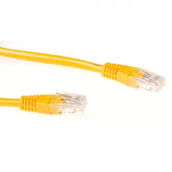 ACT Yellow 0,5 m U/UTP CAT6 savienojuma kabelis ar RJ45 savienotājiem