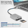 Karšu lasītājs ACT AC7056 USB 3.2 Gen 1 Type-C Pelēks Alumīnijs MicroSD SD