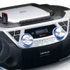 Pārnēsājamais radio Lenco SCD-720SI ar DAB+ un FM uztvērēju, Bluetooth 5.0, CD/MP3 atskaņotāju un kasešu magnetofonu