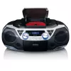 Pārnēsājamais radio Lenco SCD-720SI ar DAB+ un FM uztvērēju, Bluetooth 5.0, CD/MP3 atskaņotāju un kasešu magnetofonu