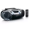 Pārnēsājamais radio Lenco SCD-720SI ar DAB+ un FM uztvērēju, Bluetooth 5.0, CD/MP3 atskaņotāju un kasešu magnetofonu