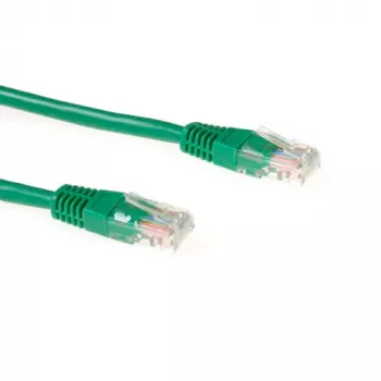ACT Green 0,5 m CAT6 U/UTP savienojuma kabelis ar RJ45 savienotājiem