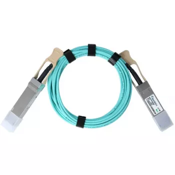BlueOptics B4QZ-BO optiskā InfiniBand šķiedra 15 m, QSFP56–QSFP56, oranžs, vīriešu–vīriešu