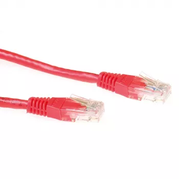 ACT Red 0,5 m U/UTP CAT6 tīkla vads ar RJ45 savienotājiem
