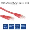 ACT Red 0,5 m U/UTP CAT6 tīkla vads ar RJ45 savienotājiem