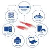 ACT Red 0,5 m U/UTP CAT6 tīkla vads ar RJ45 savienotājiem