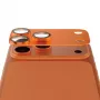 Kameras aizsargs PanzerGlass Fender iPhone 17 Pro Max, silikons, Cosmic Orange, skrāpējumu un triecienu izturīgs