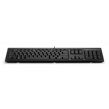 HP 125 vadu tastatūra, pilna izmēra, USB, membrānas, QWERTY, melna