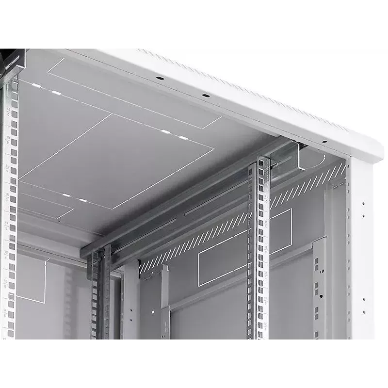 Brīvi stāvošs skapis Triton RTA 800 x 1000 42U, 1970×800×1000 mm, 1200 kg, IP20, balts